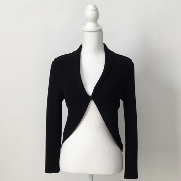 ST. JOHN Luxury Knit Bolero Top Jacket Cardigan Sweater - Picture 1 of 6